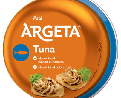 Najpopularniji i najnagrađivaniji morski okus. Argeta pašteta od tune također je dobitnica nagrade Superior Taste Award za 2014. godinu.