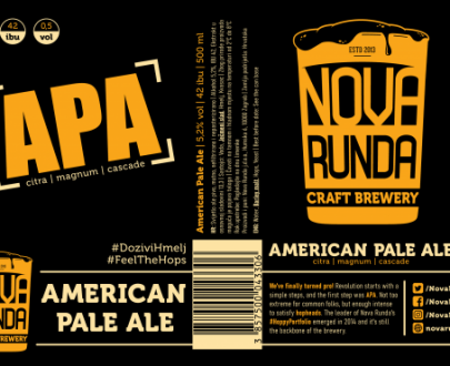 American Pale Ale 0,5l Nova runda Adria Klik Fast Delivery